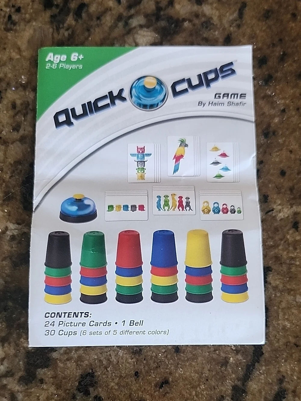 Quick Cups Kids Stacking Game by Spin Master - Ages 6+ - Includes All Pieces